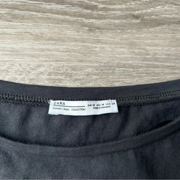 Zara Black White Mixed Media Oversized Tunics - Picture 6 of 14